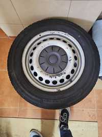 felgi stalowe rozstaw 5x120 z kolpakami plus nowe opony od vw T5,T6