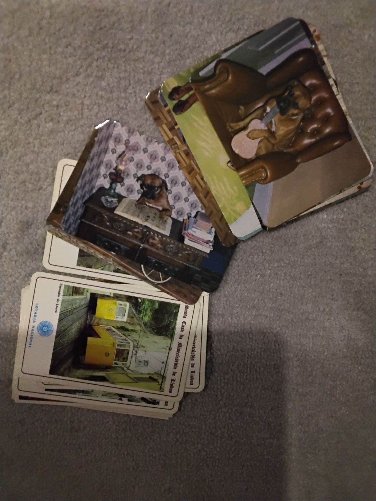 Lote de 140 calendários de bolso antigos – vários temas e anos