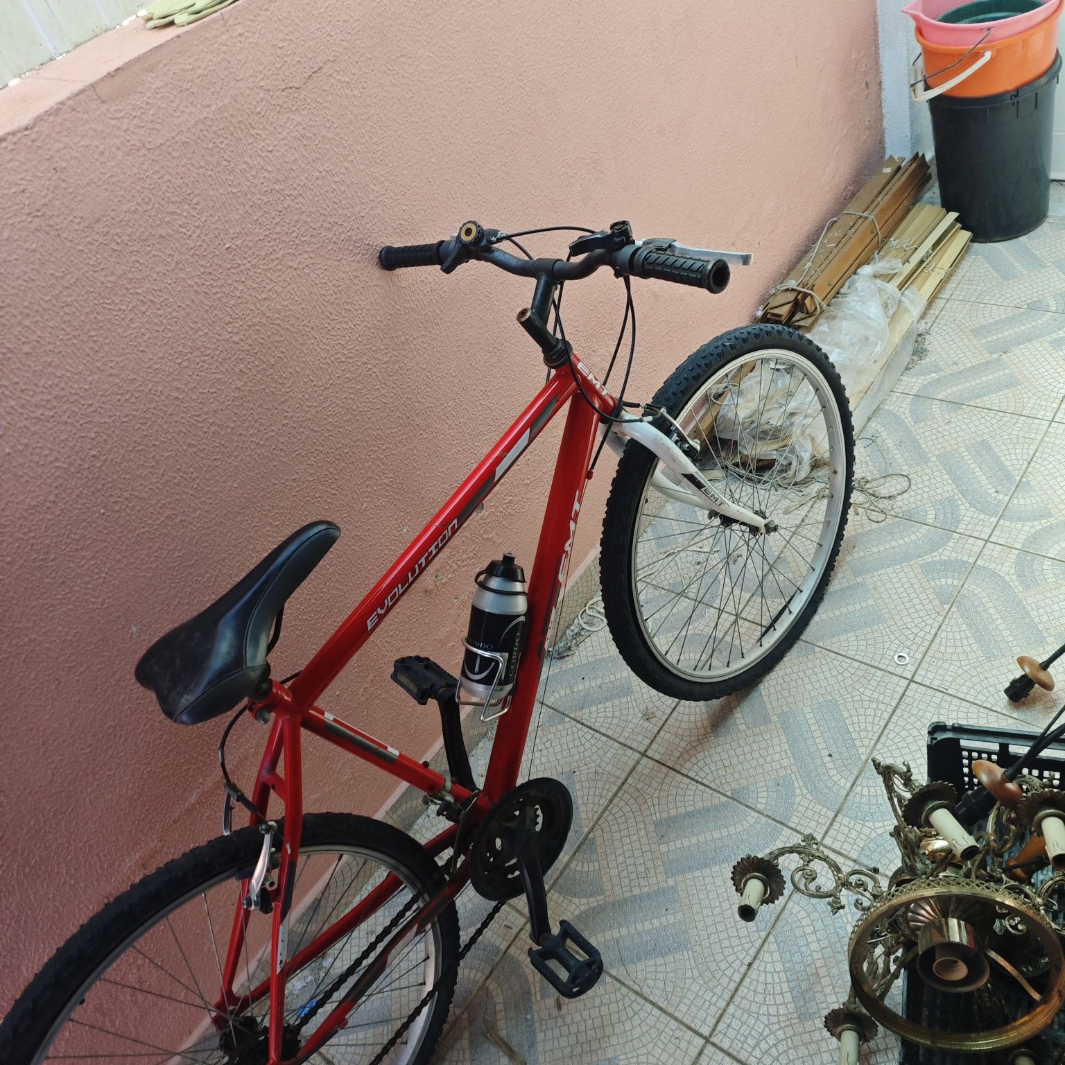 Bicicleta vermelha roda 24