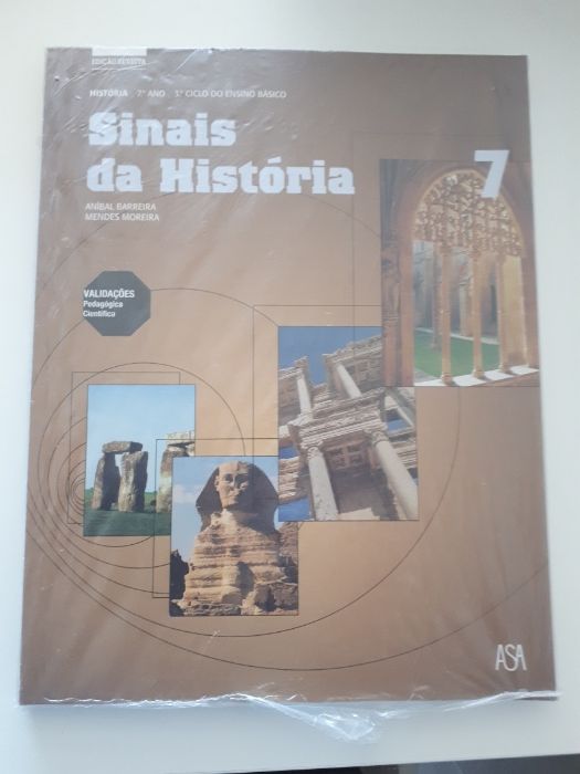 Sinais da história, 7°ano, novo! Portes incluídos