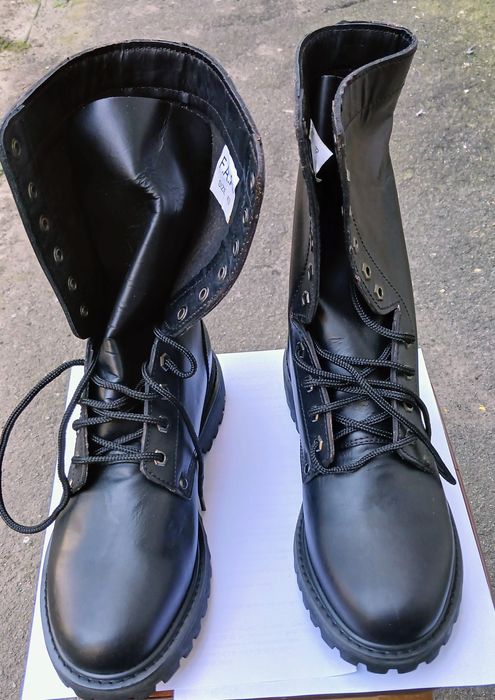 Берцы мужские  кожаные