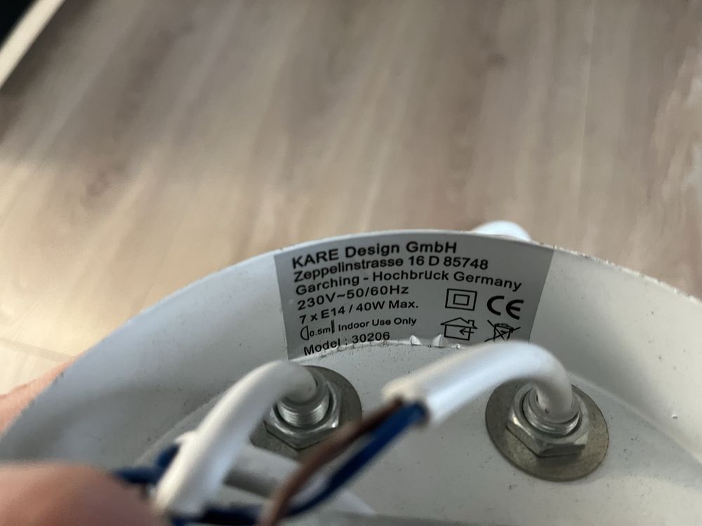 Kare Design lampa kulki kolorowe dziecięce 7 żarowek e14 maly gwint