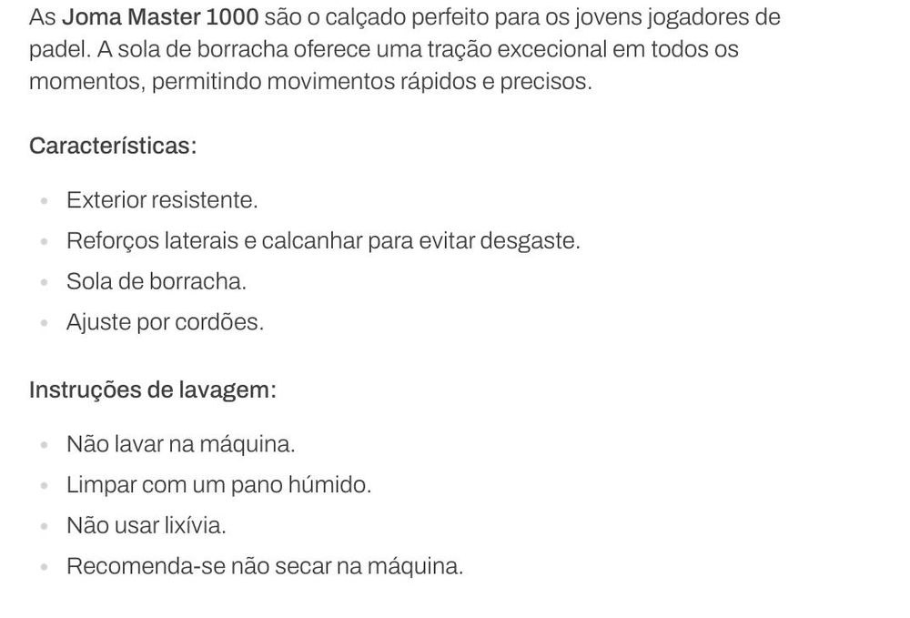 Sapatilhas Padel Rapaz 36