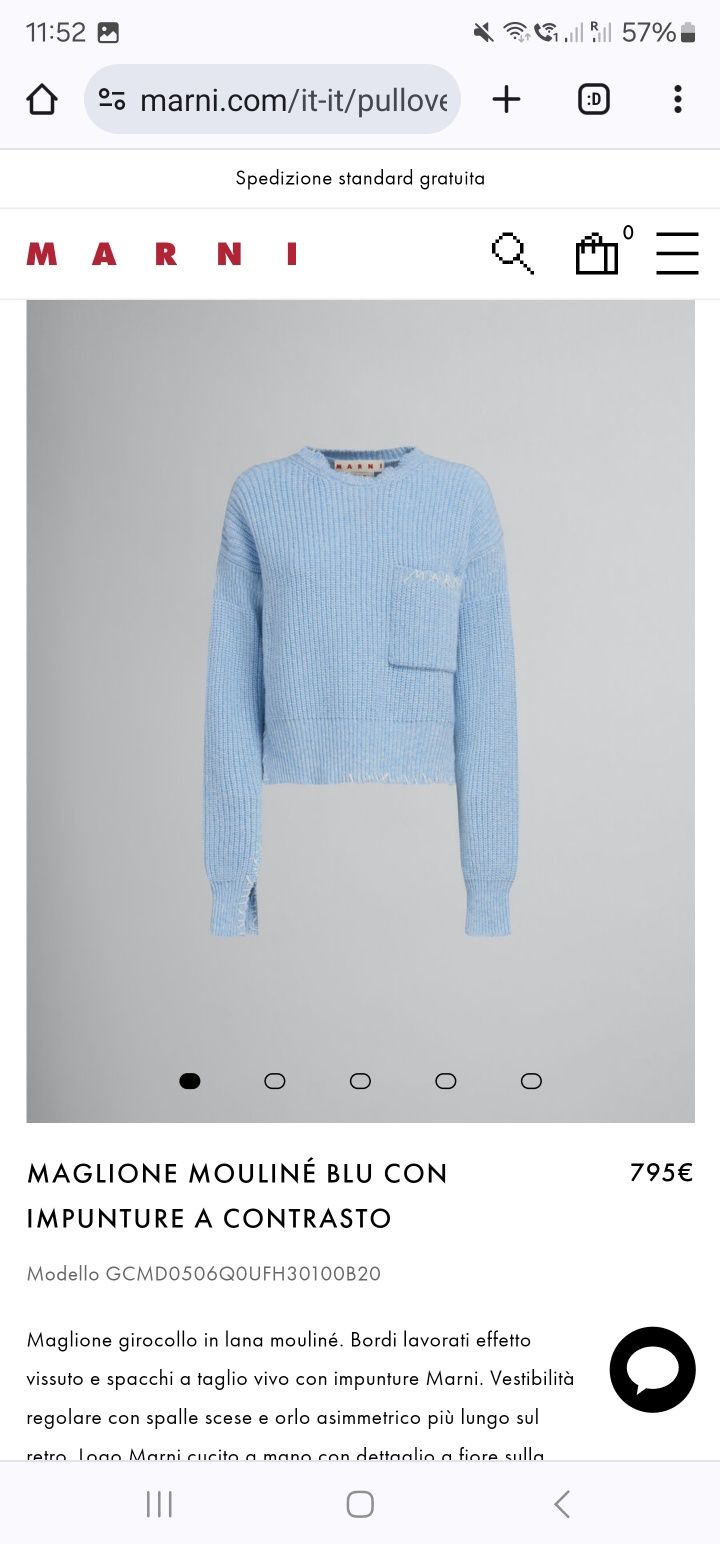 Джемпер Marni 100% original