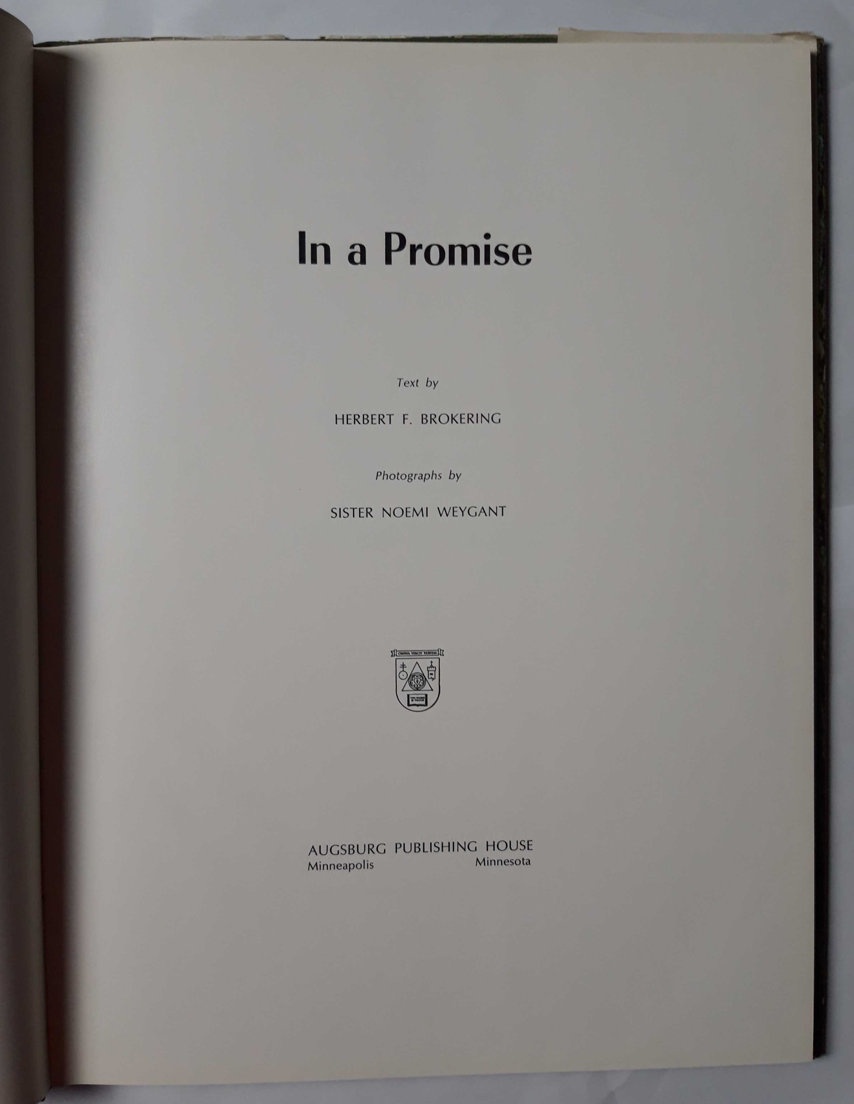 Livro- Ref CxC - Herbert F. Brokering - In a Promise