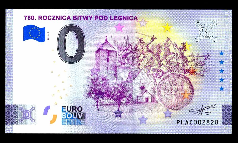 0 euro Rocznica bitwy pod Legnica numer 2828 zwykły