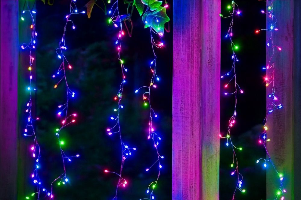 Штора мишура 3*2 м 600 LED и 3*3 м 800 LED микс видов от usb