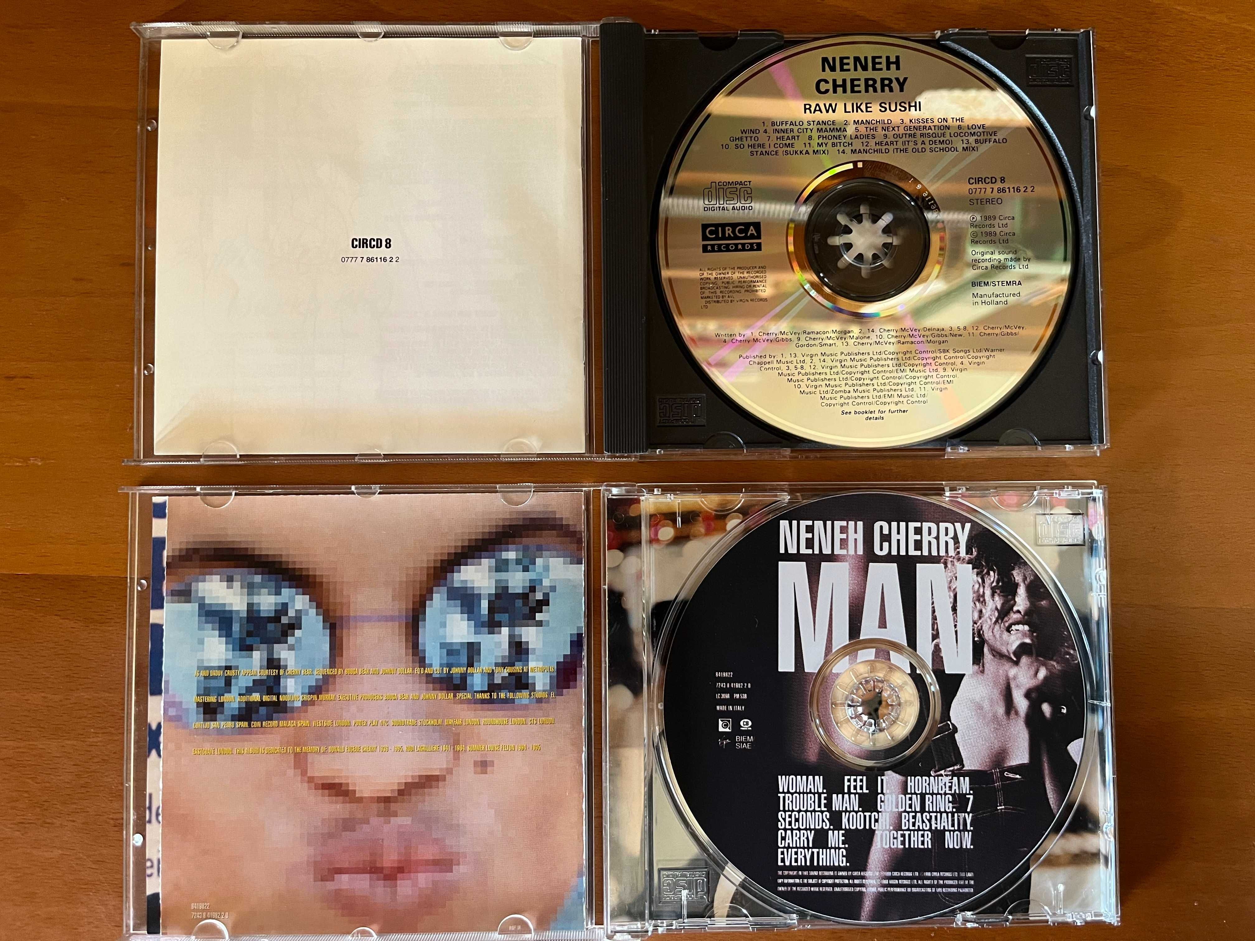 CD.s Roling Stones, Phil Collins e Neneh Cherry