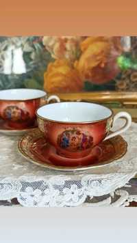 Посуда чайные пары тройки фарфор винтаж кофейная чашка Портмейрион