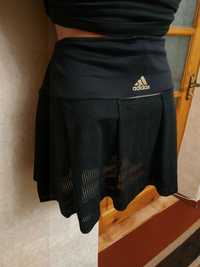 Оригинальная черная теннисная юбка-шорты мультиспорт Adidas оригинал М