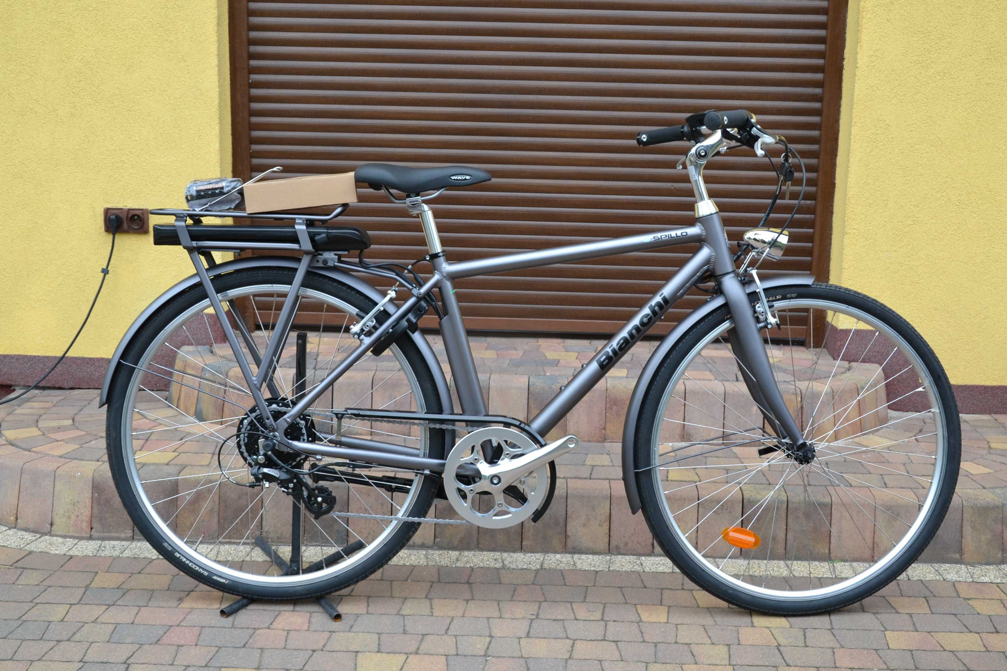 elektryk Bianchi E-Spillo Classic Altus 8 Speed M Bafang 2022 NOWY!