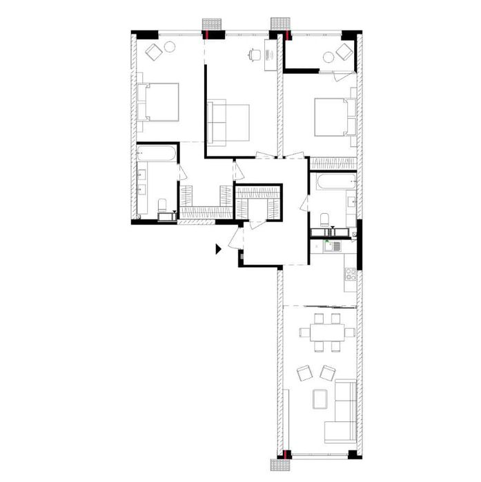 Продаж 3-к квартири в ЖК Русанівська Гавань з видом на Дніпро та парк