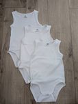 Biale body 3pak H&M 98