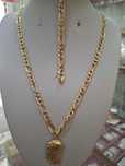 Conjunto ouro 19k novo