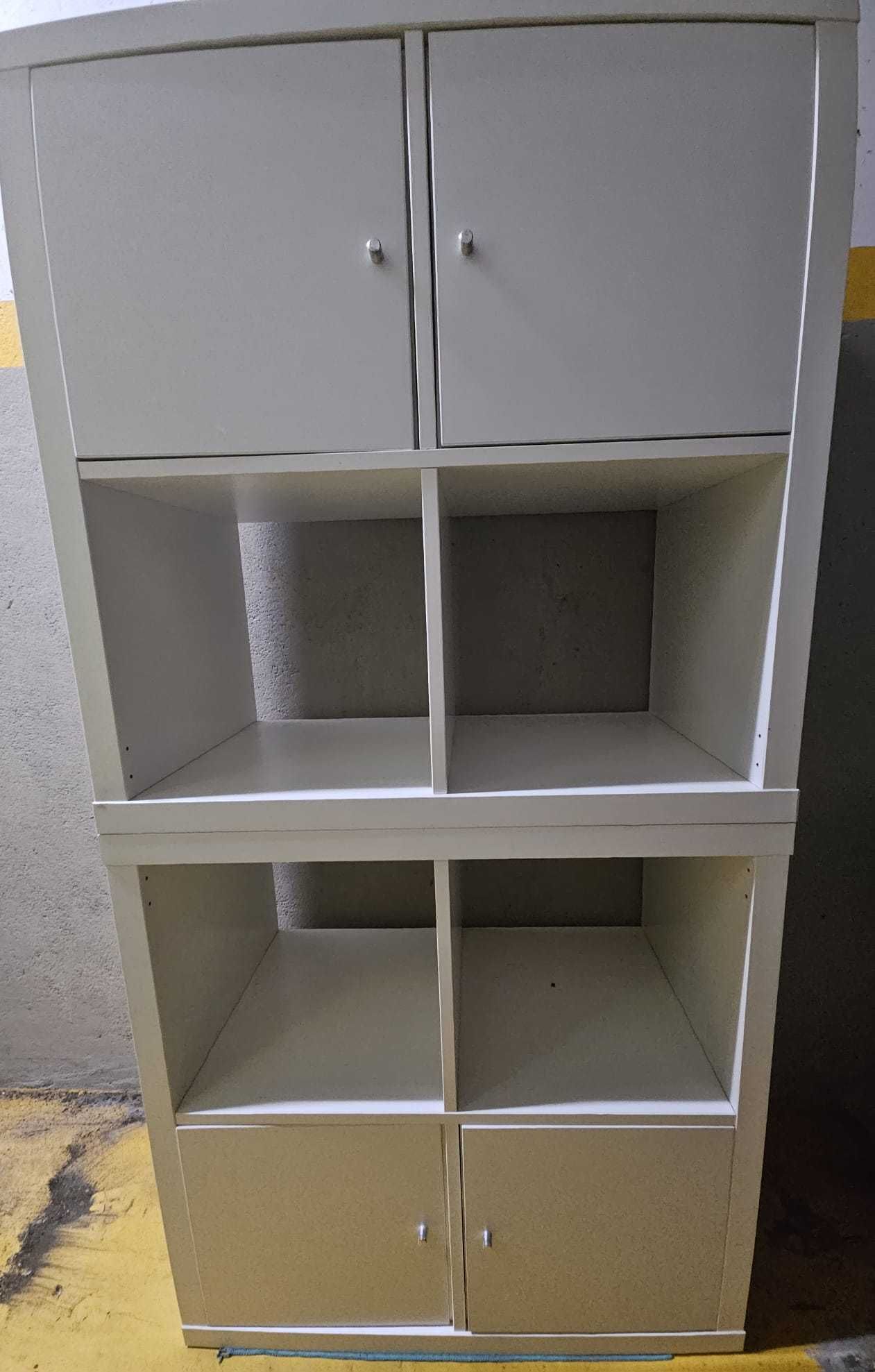Estante modular c portas removíveis , c 1 ou 2 módulos - oferta portas