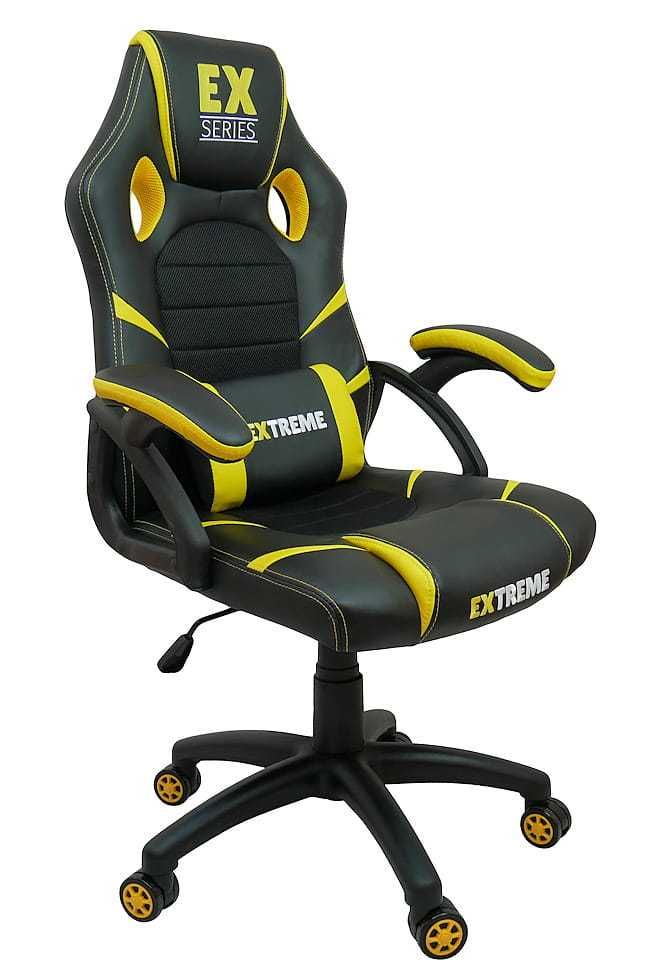 Fotel Gamingowy dla Gracza Extreme EX Black/Yellow