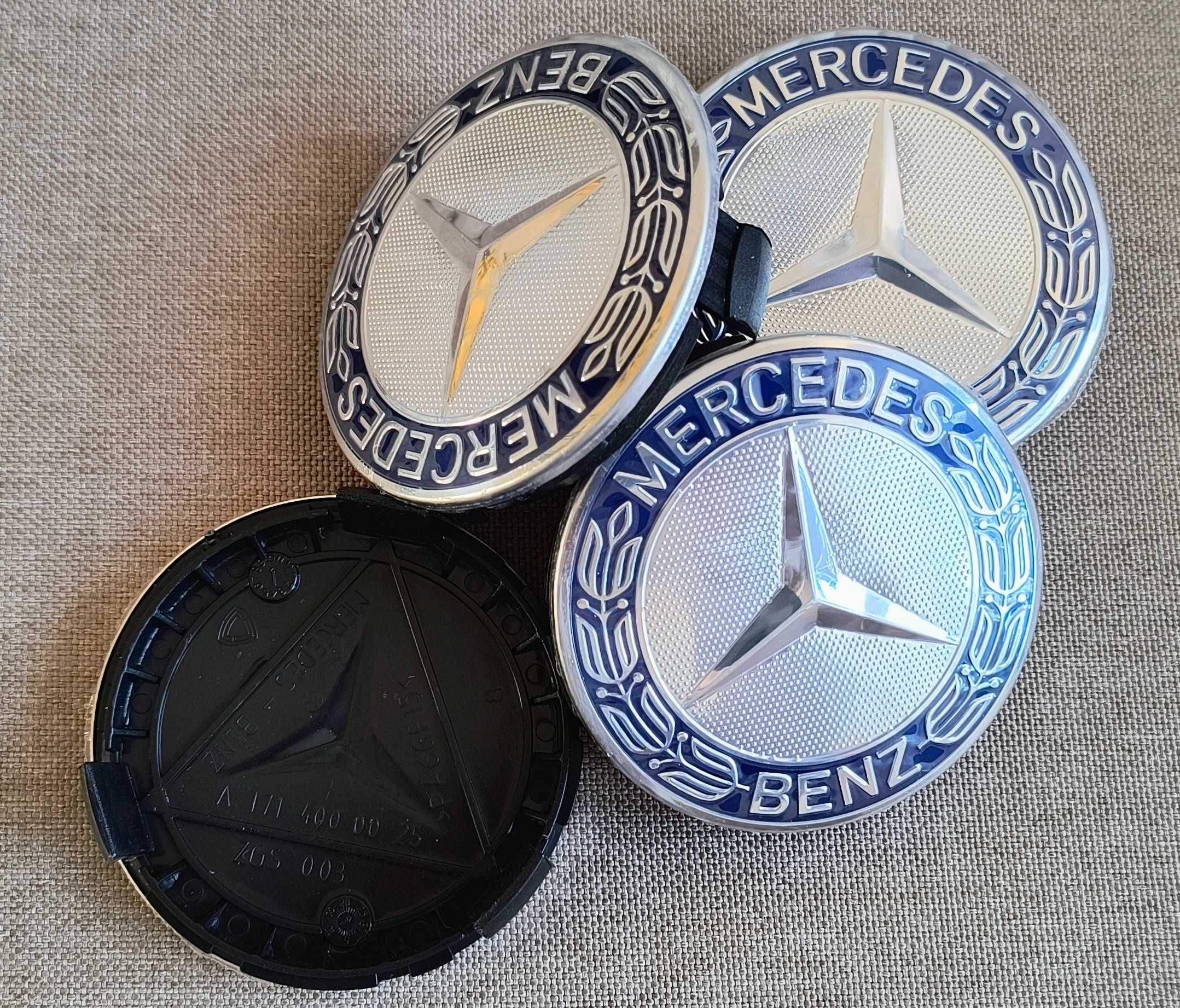 Dekielki zaślepki do alufelg mercedes kołpaki kołpaczki nowe