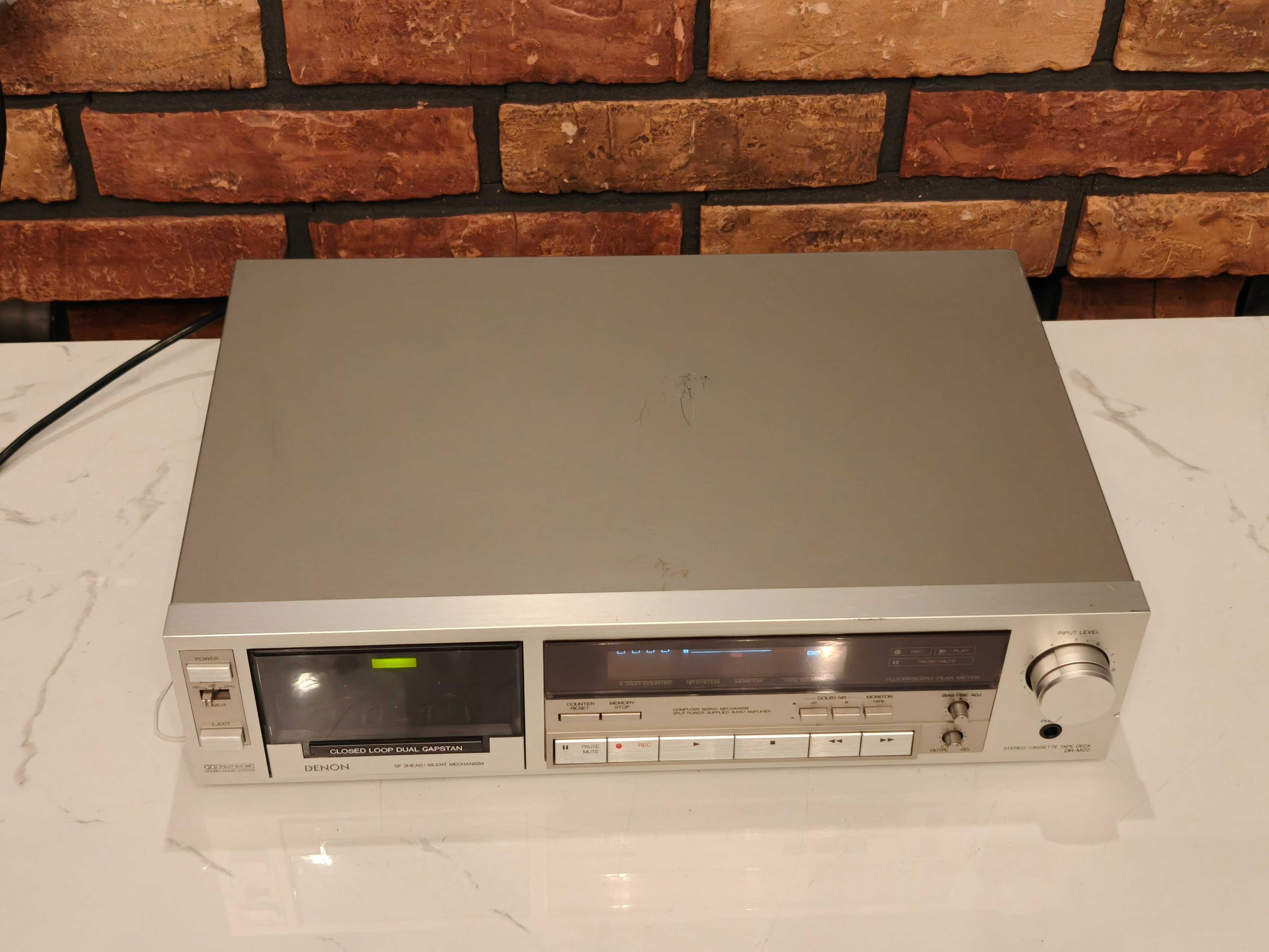 DENON DR-M22 ! Rzadki magnetofon kasetowy ! OKAZJA