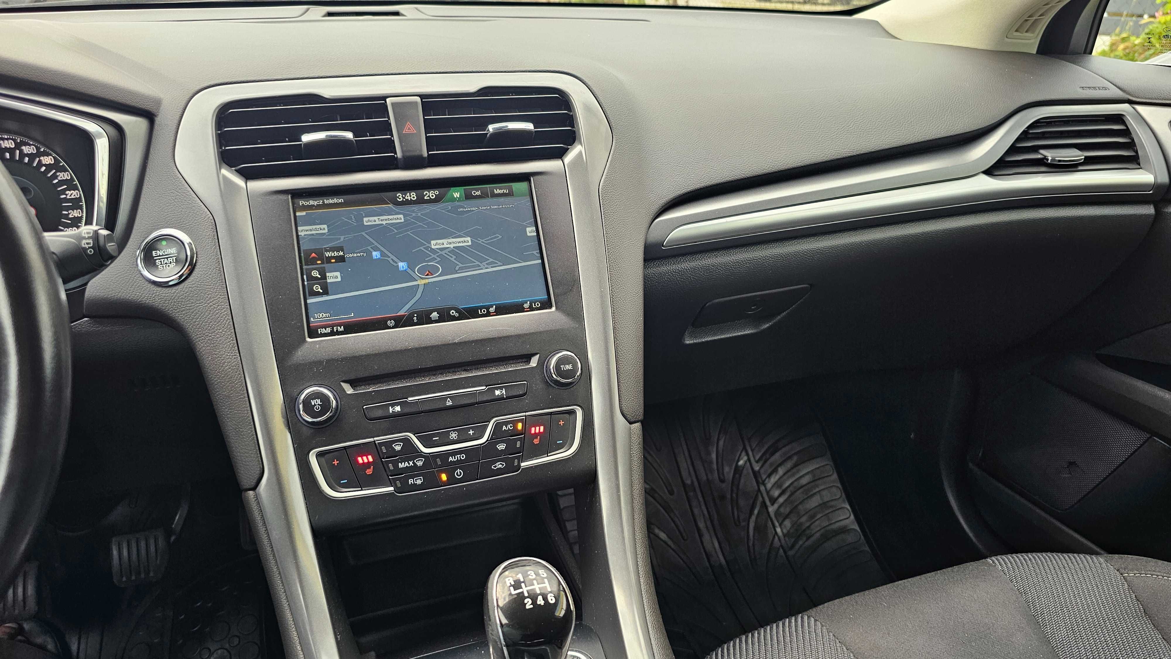 Ford Mondeo 2.0TDCI 150 KM Sedan Convers Navi Led PDC Grzane Fotele