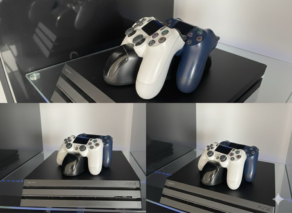Zadbana Konsola PS4 Pro + 3 Pady + Gry + Ładowarka GRATIS!