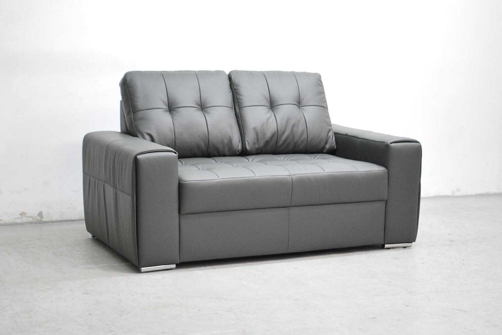 QQ 2 osobowa sofa, kanapa, SKÓRA naturalna madras 9117 POPI
