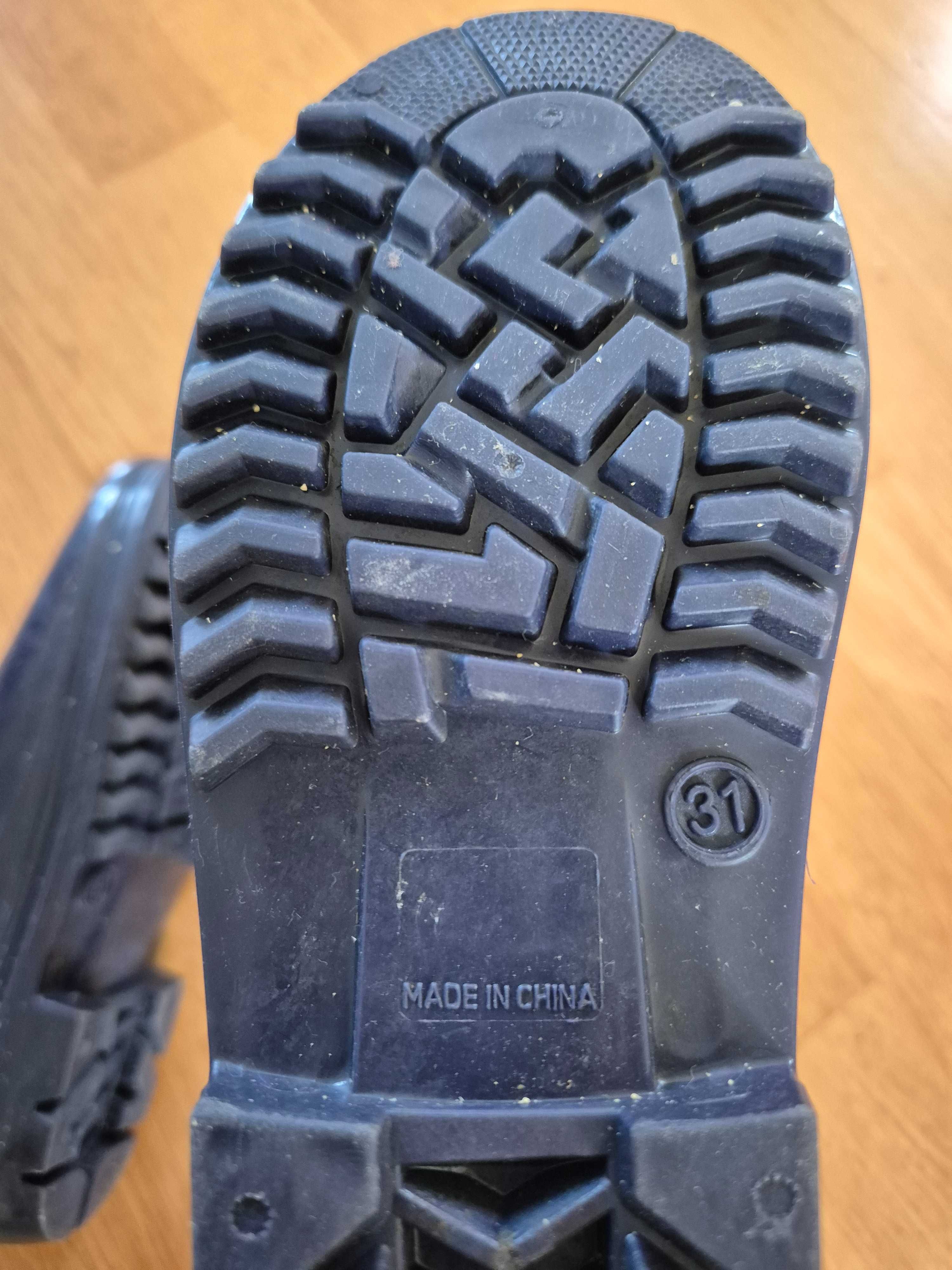 Buty przeciwdeszczowe dla chłopców - rozmiar 31