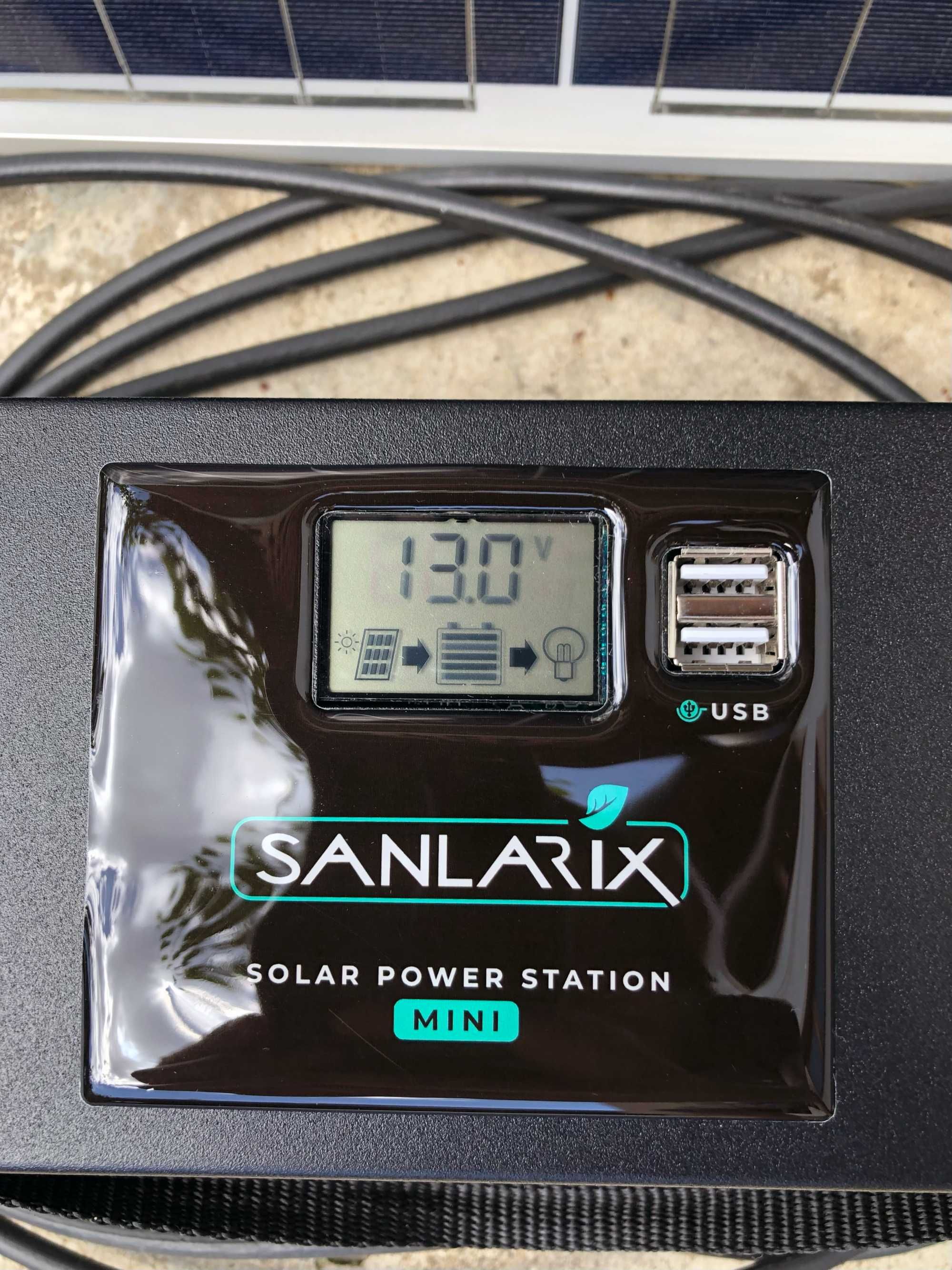 Сонячна міні станція для зарядки та освітлення Sanlarix MINI 50W