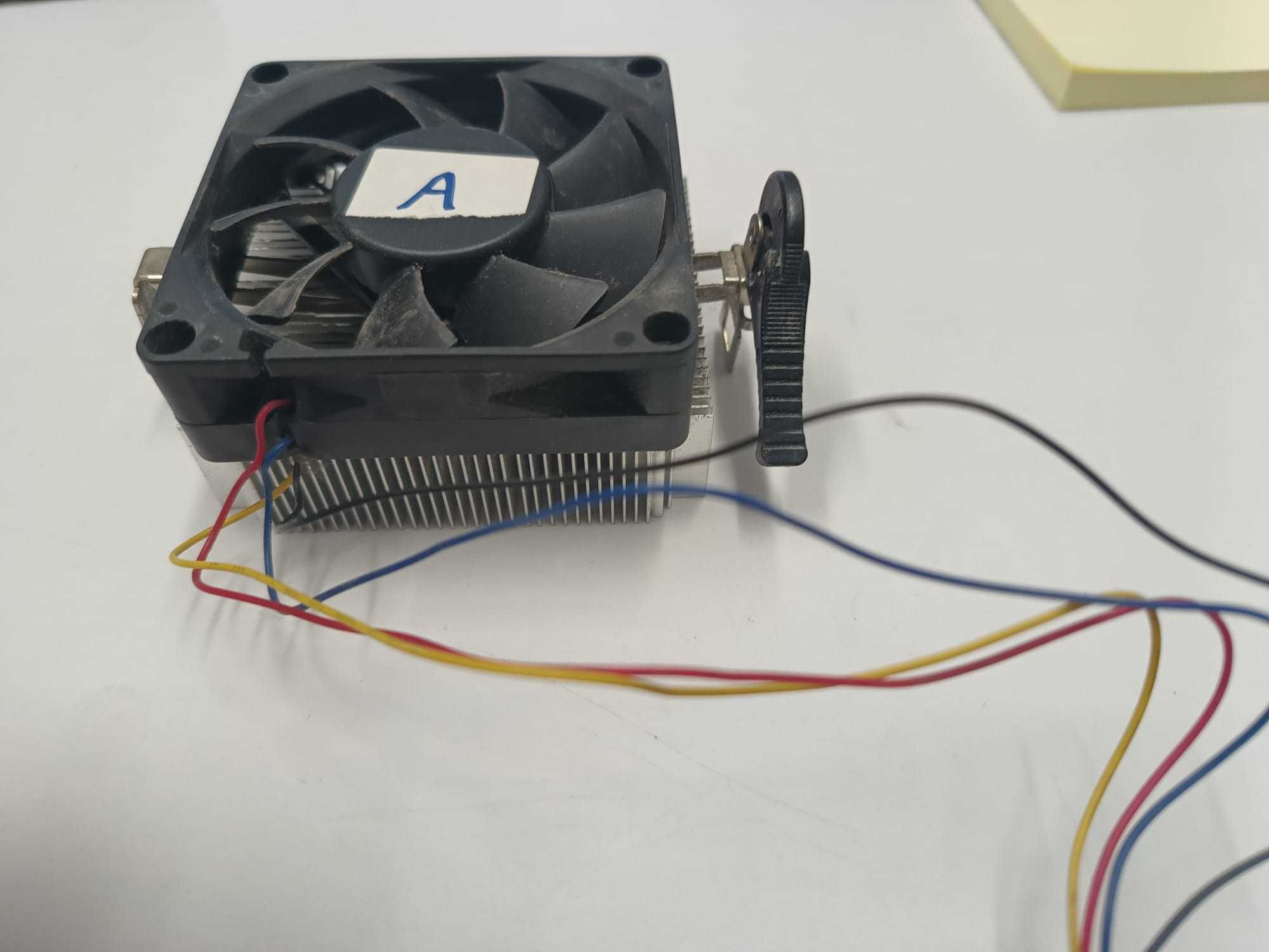 Wentylatorek z radiatorem do PC, (A)
