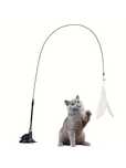Brinquedo Interativo com Pena para Gato gata gatinhos pet cat NOVO