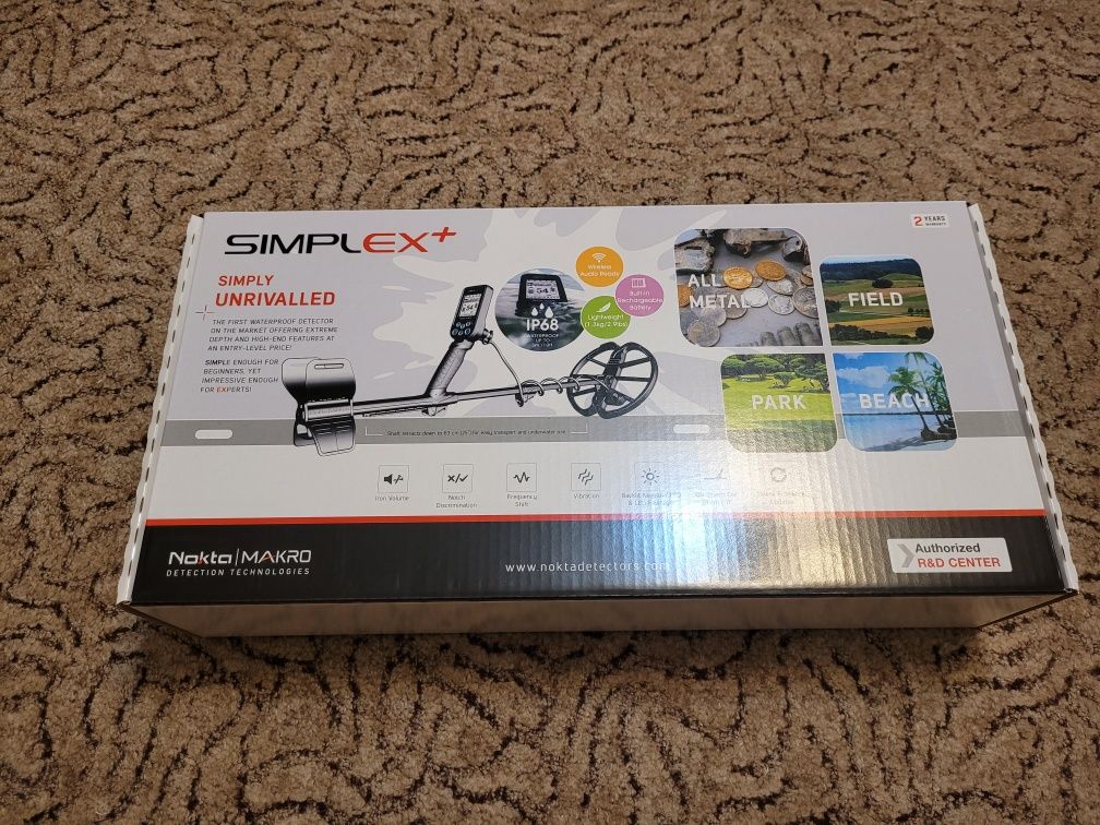 Метолоискатель simplex+ nokta makro