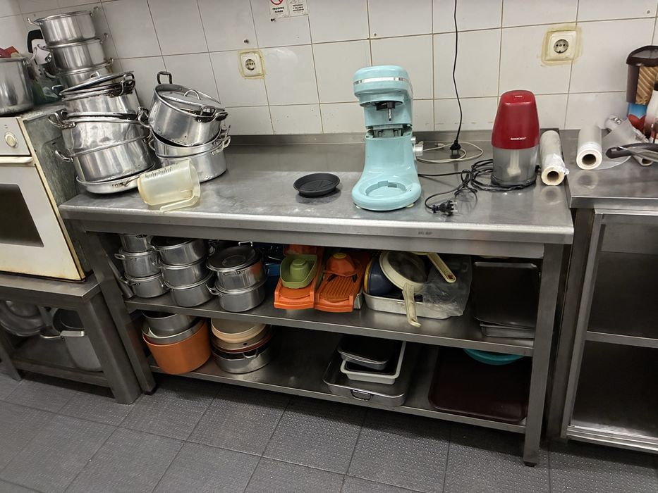 Cozinha tod equipada em inox