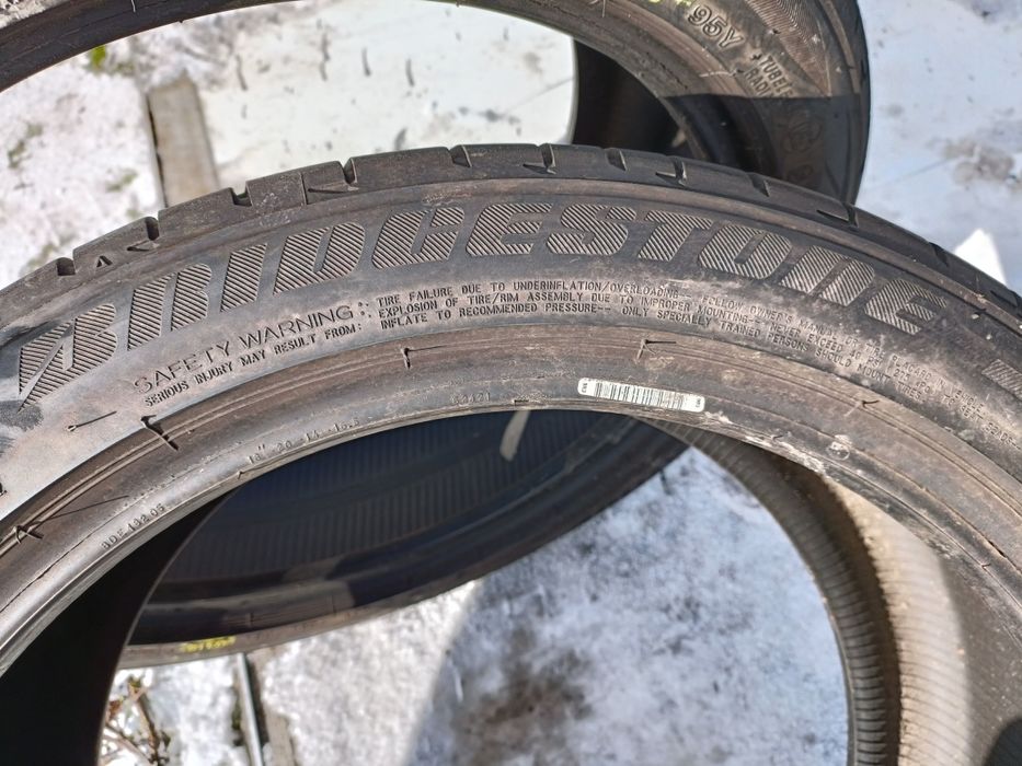 2szt 255/40/18 Bridgestone RSC 4,5mm dot0418