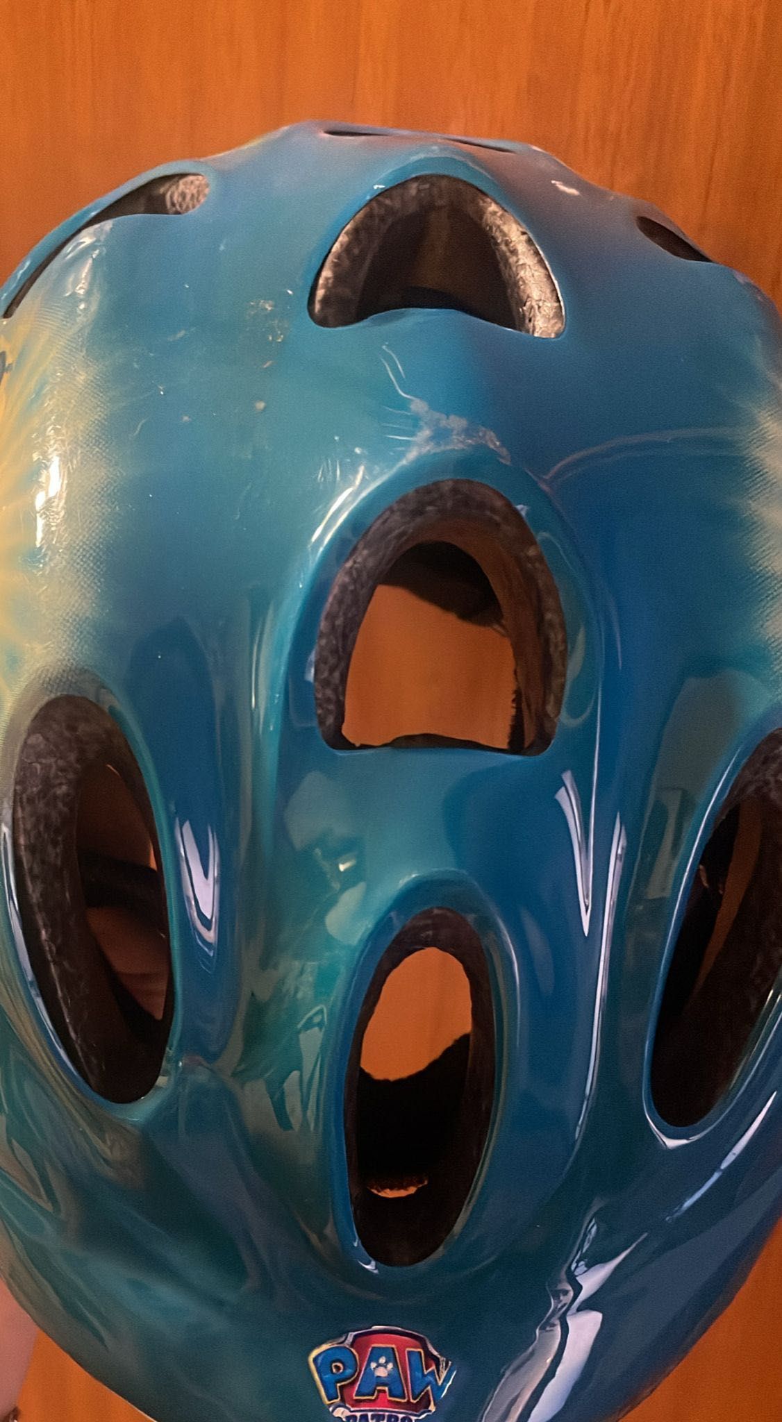 Capacete bicicleta patrulha pata