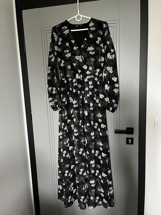 Sukienki sweterkowe, maxi - wyprzedaz szafy rozmiar S/M