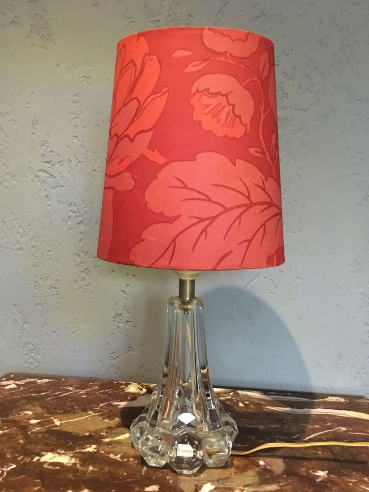 Vannes Le Chatel stara lampa kryształowa design vintage