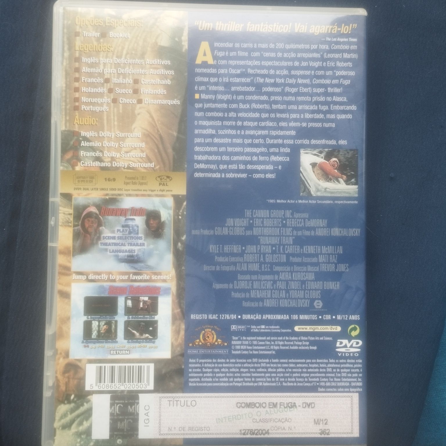 Comboio em Fuga DVD