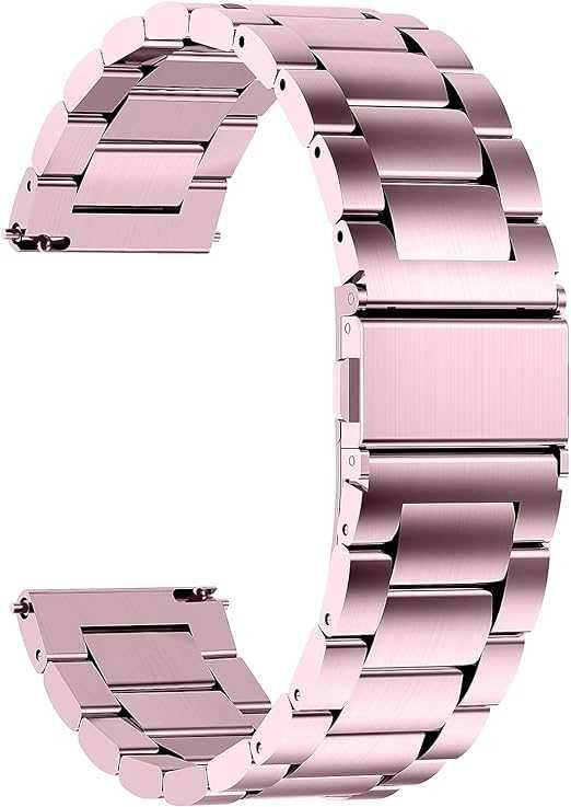 Bransoletka do zegarka ze stali nierdzewnej kolor różowy