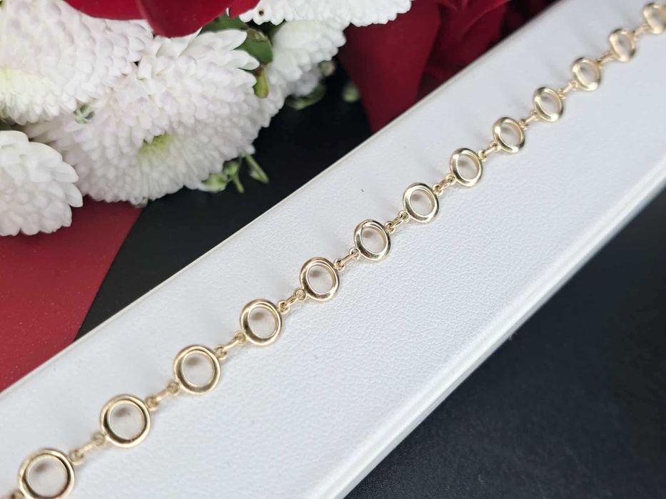 NOWA ZŁOTA BRANSOLETKA 2,62 GR. próba: 585 Komis Redi