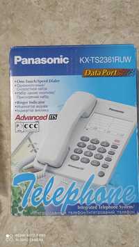 Телефон шнуровой Panasonic KX-TS2365RUW белый
