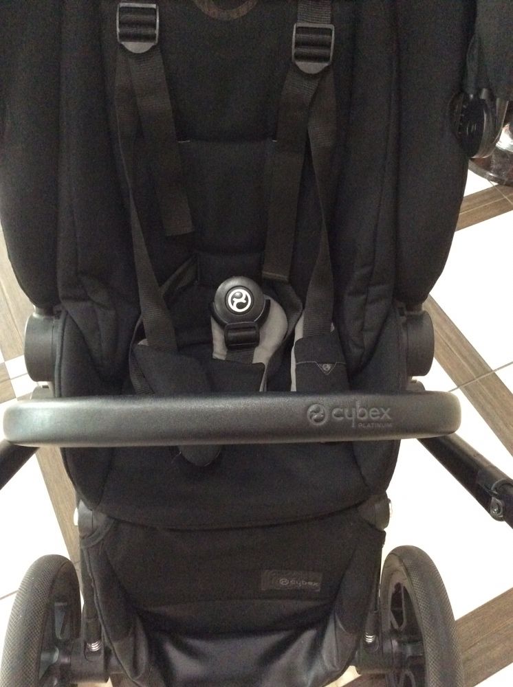 Коляска cybex priam Lux platinum Black