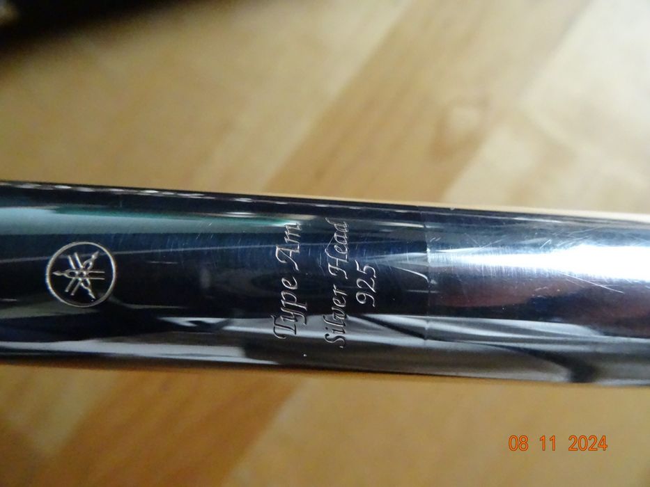 Flet Poprzeczny Yamaha YFL 517 Główka Am Srebrna OKAZJA