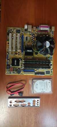 Материнська плата s775, Pentium 4 3Ghz, 2gb озп, 250gb