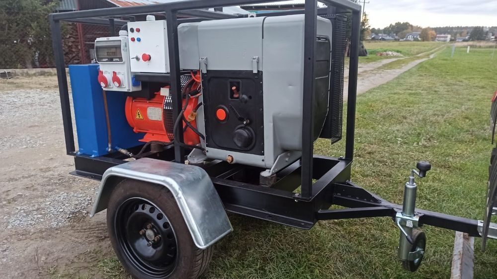 Agregat mobilny 16kva mocna konstrukcja