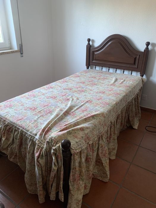 cama de solteiro com colchão