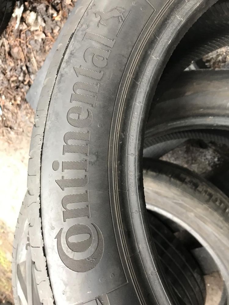 Continental 215/50r19 комплект резина шини б/у склад оригінал літо