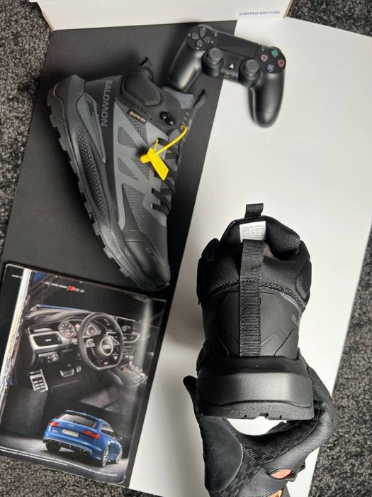 Чоловічі кросівки саломон Salomon Elixir Activ Fur Black Grey [41-46]