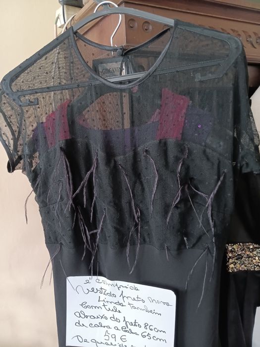 Vestido preto de alta qualidade