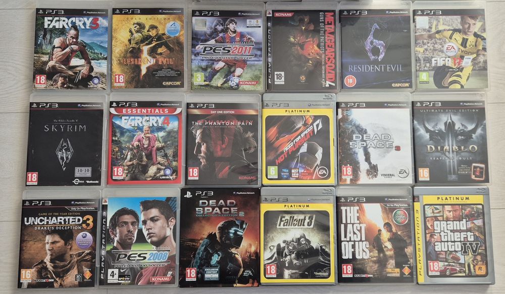 Vendo Playstation 3 Slim 500Gb com Caixa + 2 Comandos + Jogos