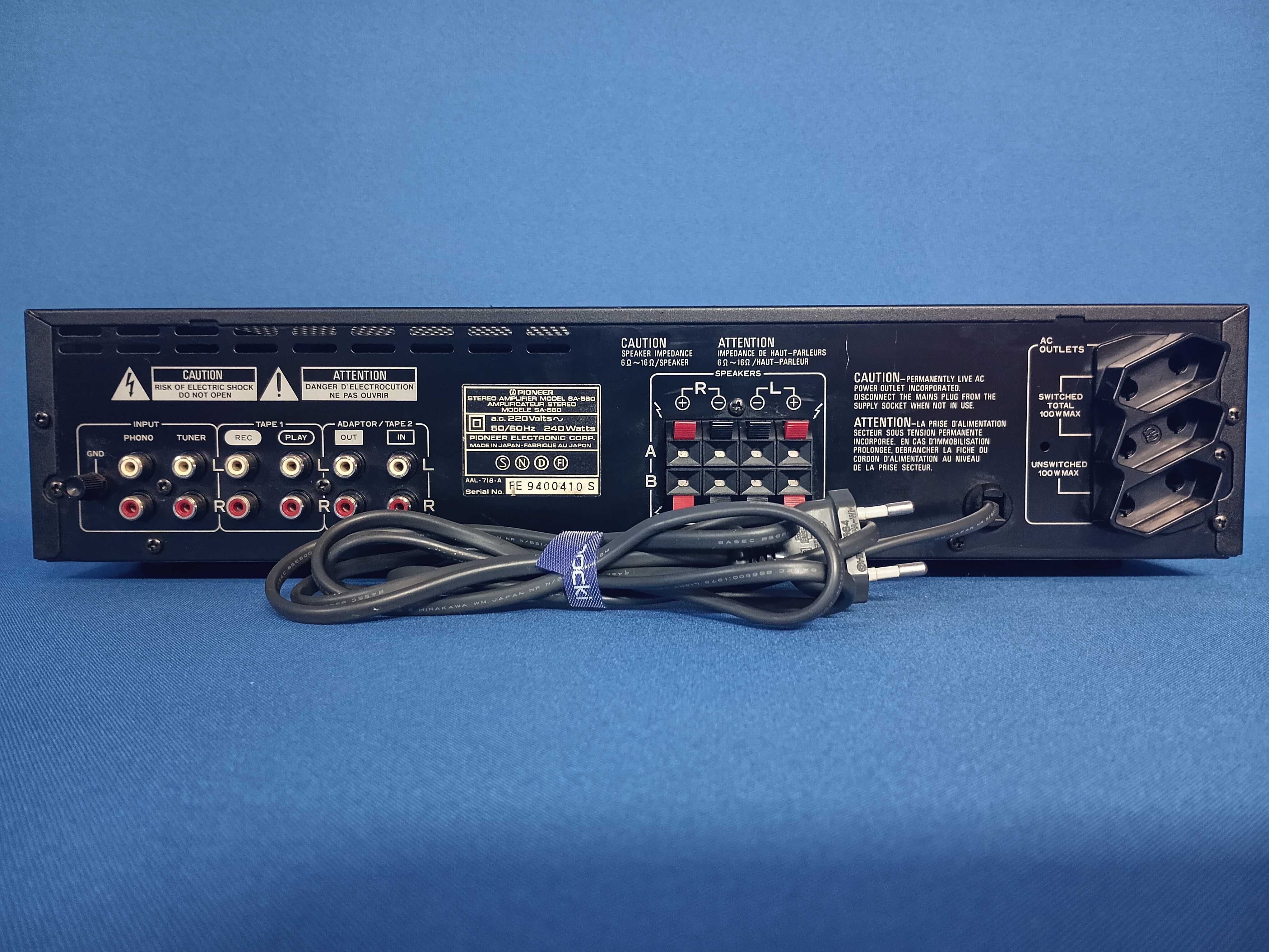 amplificador PIONEER SA 560