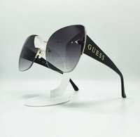 Czarne okulary przeciwsłoneczne Guess + pokrowiec